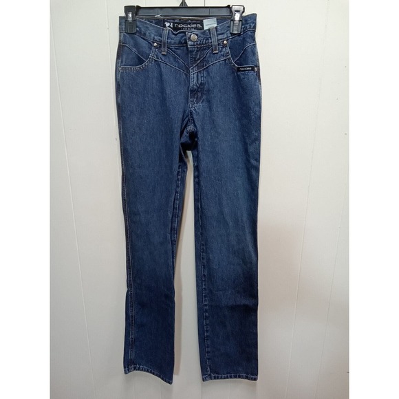 Rockies Denim - Vintage Rockies Womens Jeans 100% Cotton Lowrise Med Wash (Size 3 Long)
